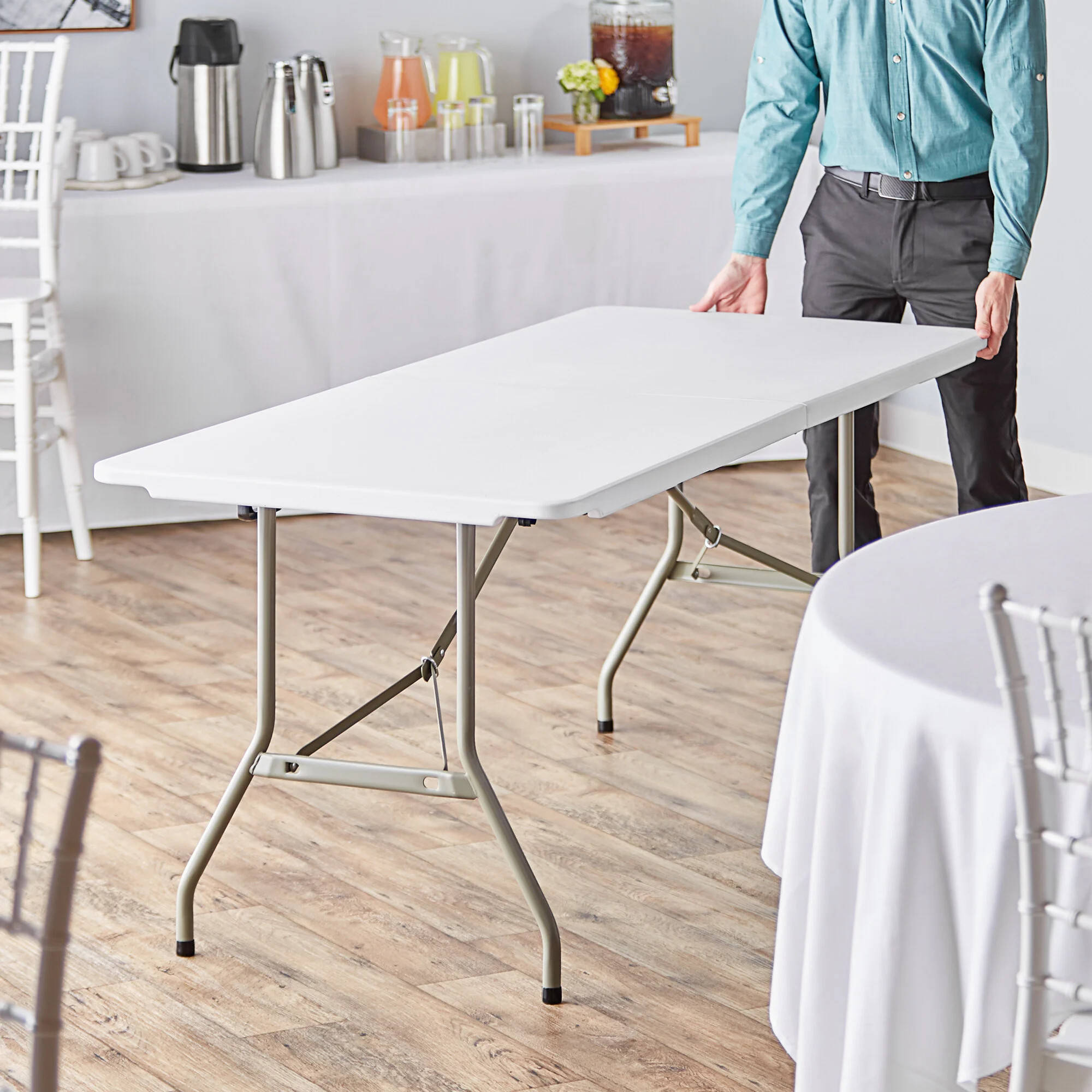 6' Folding Banquet Table